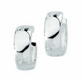 Sterling Silver 14 mm Hinged Earring